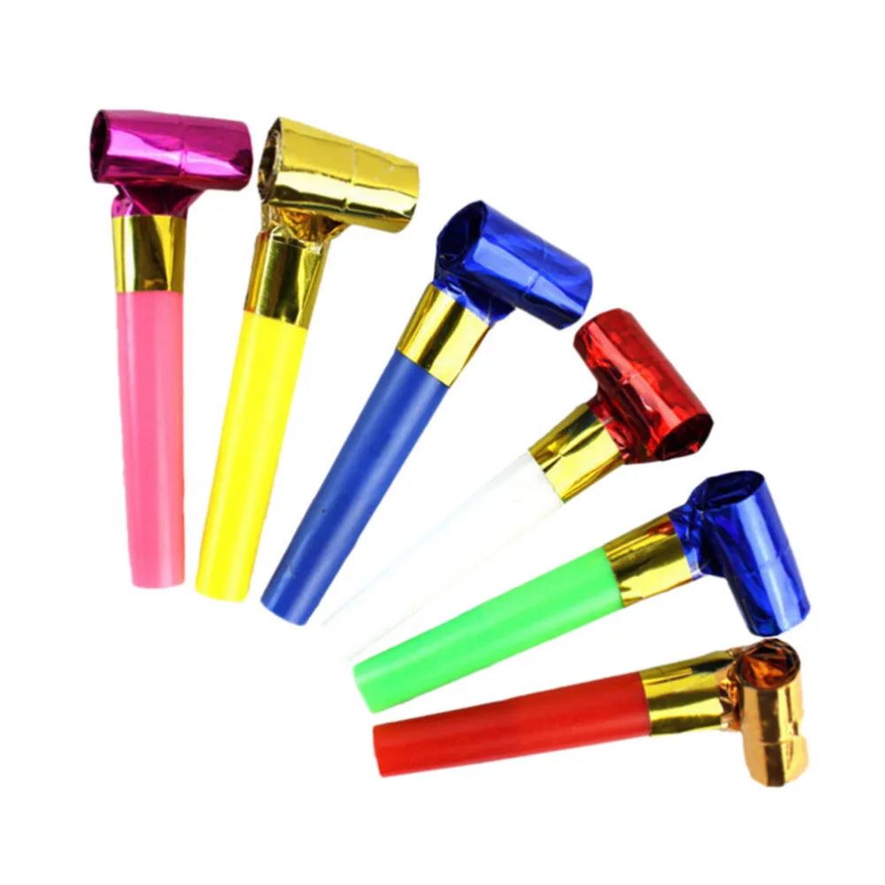 10PCS Kids Whistles Children Birthday Party Blowing Dragon Blowout Baby