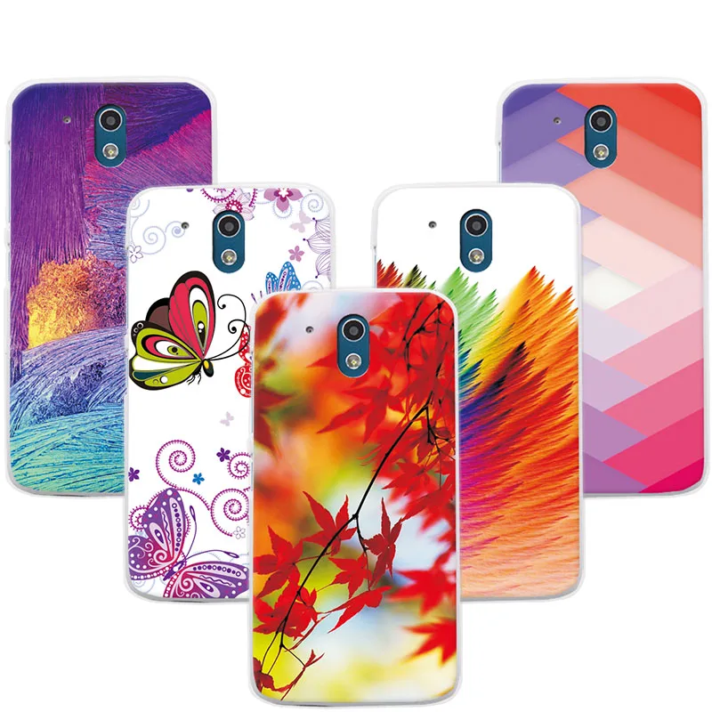 

adlucky Case Cover For HTC Desire 526 326 Dual SIM 326G 526G Exotic Painted Soft Silicone Phone Case Coque For HTC 326 5.0"