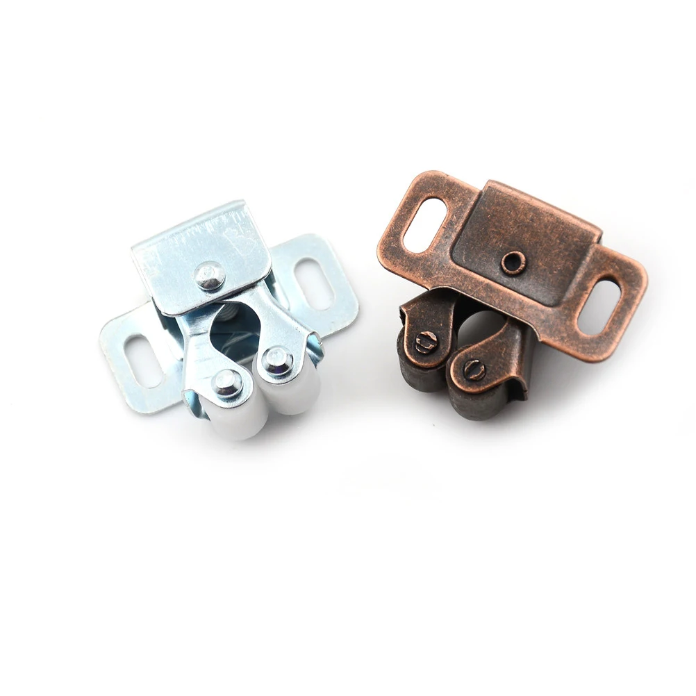 2PCS Home Safely Security Cabinet Door Drawer Magnetic Catch Door Stopper Chrom Copper Hot Sale Hardware Accessories