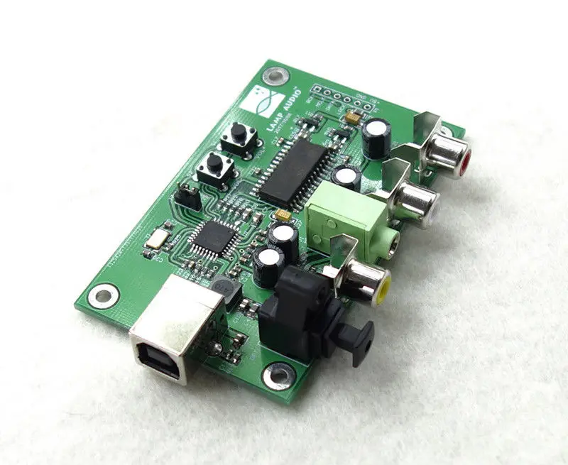 USB к I2S IIS оптоволоконный коаксиальный выход S/PDIF Hi Fi DAC декодер OTG внешняя звуковая
