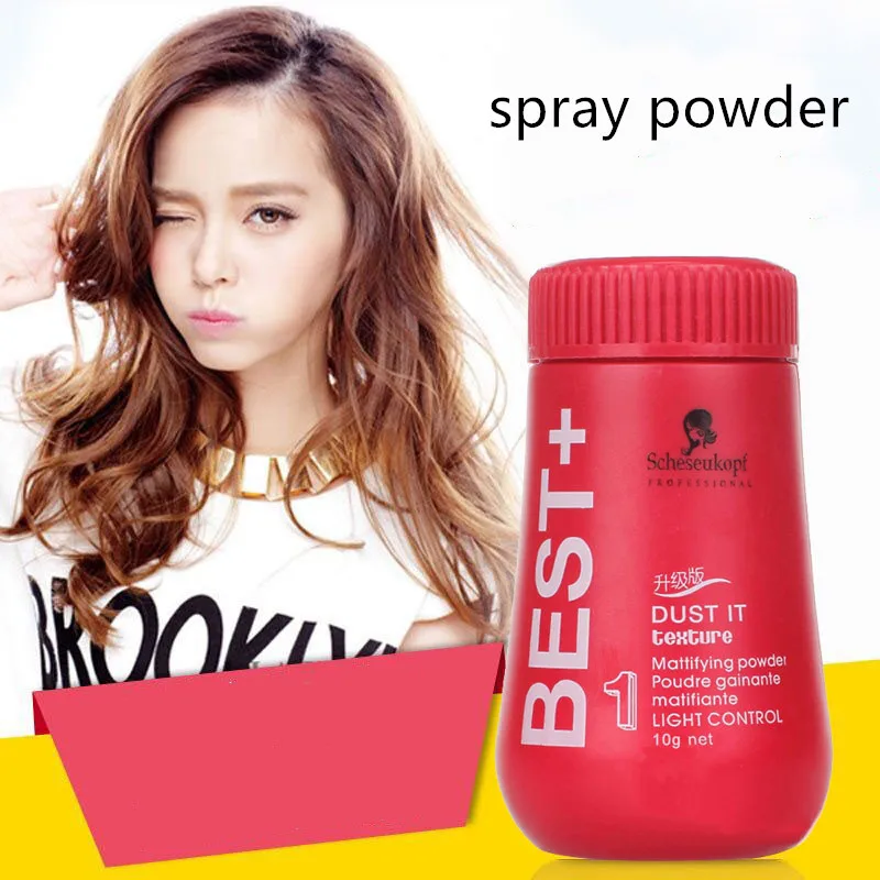 

10g Hair Powder For Hair thick Unisex Hairspray Powder/Finalize Hair Design Styling Gel barber Tools Best Dust spray powder Tool
