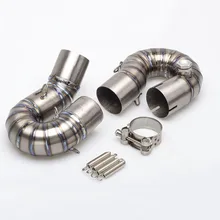 Titanium Alloy Motorcycle Exhaust Middle Pipe Case For CBR1000 2016