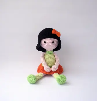 

Crochet doll Amigurumi Dolly cute Doll Crochet Toy Rattle