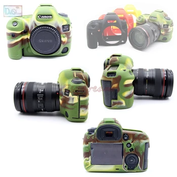 

Rubber Silicon Case Body Cover Protector Soft Frame Skin for Canon EOS 5D4 5D Mark IV 5D Mark 4 MK4 Camera