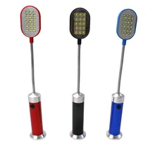 1 PCS Portable Mini 15 SMD LED Working light Magnetic Flashlight Flexible Extendable Desk Reading Study Light use AAA battery