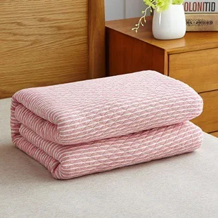 Моющееся Хлопковое полотенце одеяло тонкие летние одеяла покрывало одеяла на диван/кровать/Самолет кондиционер плед одеяло ворс кобертор - Цвет: F 1