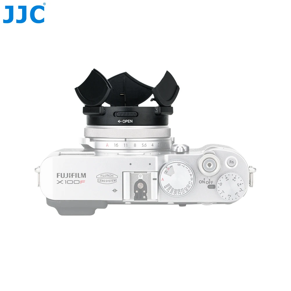 JJC X70 X100 X100S X100T X100F Камера авто Крышка объектива самоудерживающийся черный серебристый автоматический протектор для Fujifilm