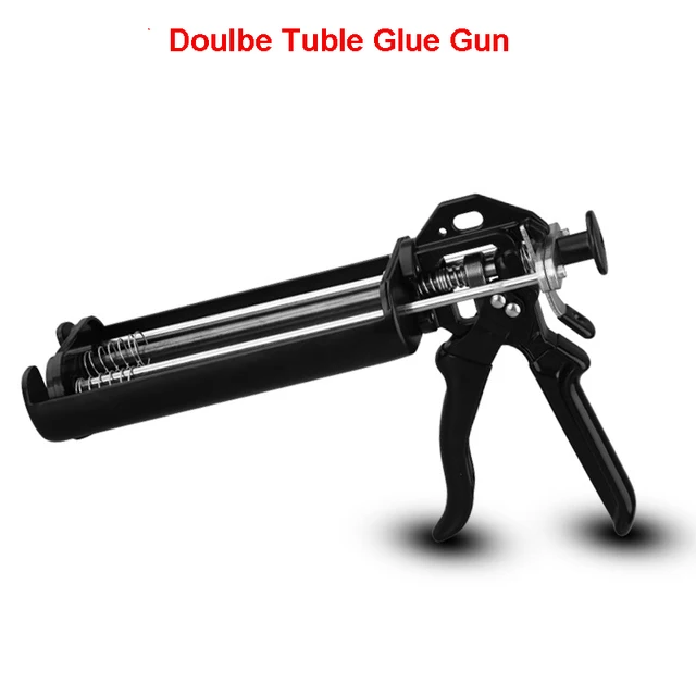 Hot Sale Universal Power Saving Silicone Gun Metal Double Tube Glue Gun