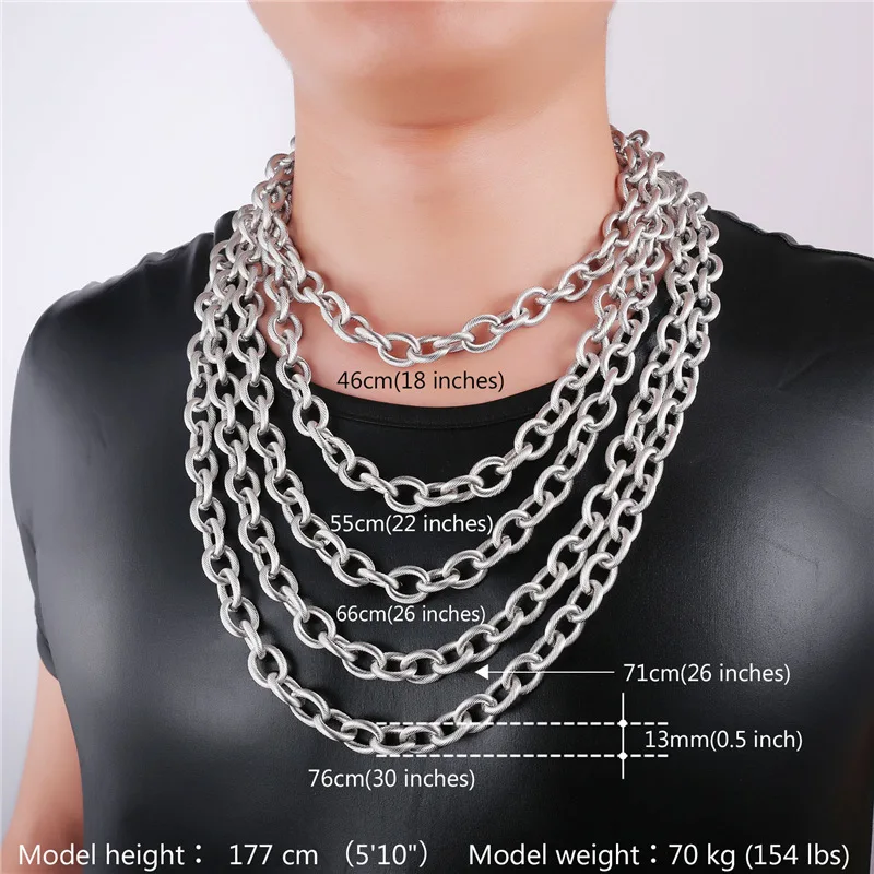 Starlord Kpop Big Chunky Necklace Mens 
