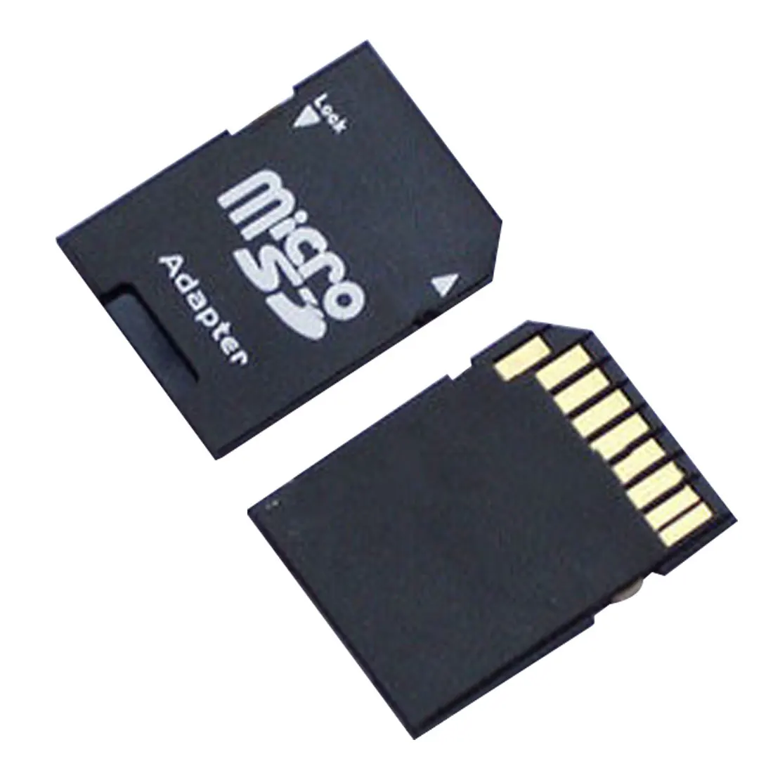 

NOYOKERE 2PCS Popular Micro SD TransFlash TF to SD SDHC Memory Card Adapter Convert into SD Card