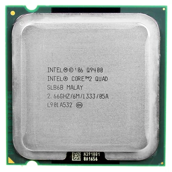 

intel core 2 quad Q9400 CPU Processor (2.66Ghz/ 6M /1333GHz) Socket LGA 775 Desktop CPU free shipping motherboard cpu combo