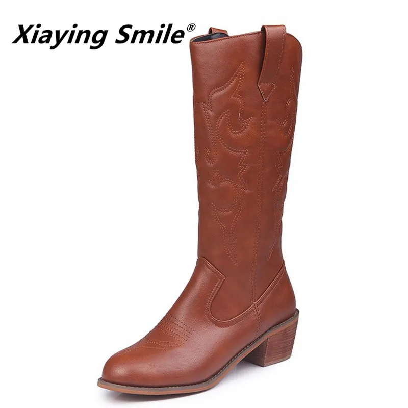Женские ботинки-мартинсы Xiaying Smile зимние теплые ботинки из натуральной кожи с