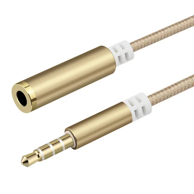 Earphone Extension Cord 4 Sections 3.5MM 100cm Male To Female Audio