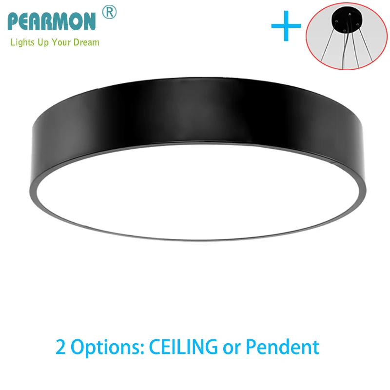 

Modern Metal Cirlcle LED Ceiling Lights Lamps Office Lamp Kids Room Lamp Deckenleuchten Plafon Plafondlamp