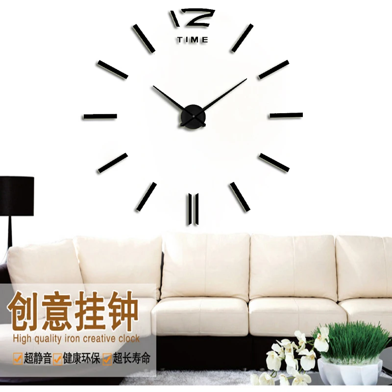 

muhsein2019 new hot fashion home decoration wall clock living room decorative wall clock free shipping