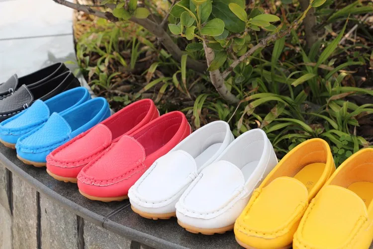 5 цветов детская обувь весна-осень Лоферы для маленьких мальчиков и девочек Нескользящие сухожилия кроссовки для детей из искусственной кожи, для детей, повседневная детская обувь