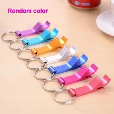 2018 New Fashion Hot Popular Mini Bottle Opener Aluminum Key Ring Chain Keyring Keychain Beer Tool 65mmx12mm | Дом и сад
