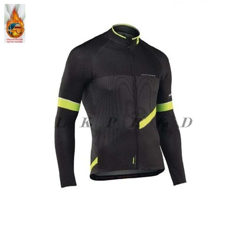 Новые зимние Термальность флис Велосипеды трикотаж Ропа Майо hombre roupa ciclismo ropa MTB