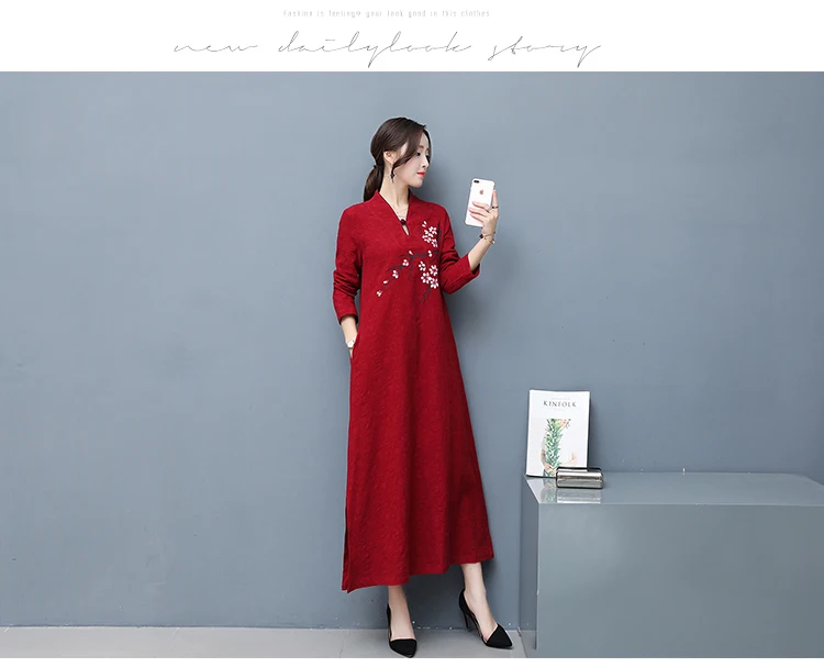 2019 новый современный китайское традиционное платье красный долго qipao «русалка» невесты свадебное cheongsam vestido китайский халат oriental