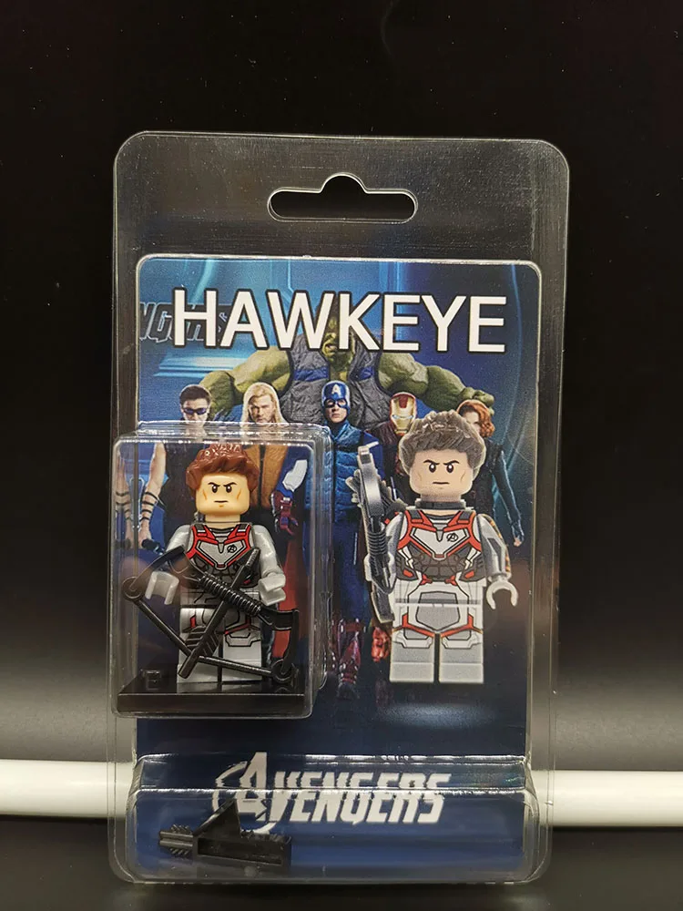 

Single LegoINGlys Super Heroes Avengers 4 Endgame Hawkeye Figures Model Building Blocks Collection Children Toys Gifts