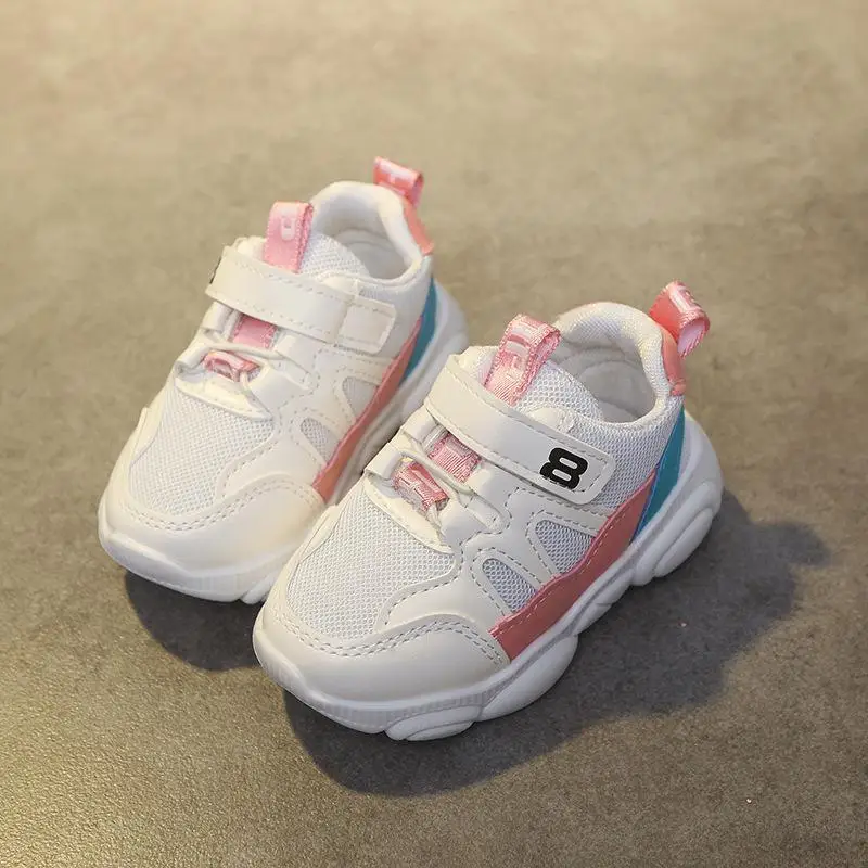 

New Spring Summer Kids Shoes Baby Boys Girls Children's Casual Sneakers Breathable Soft Running Sports Shoes Size 21-30 A285