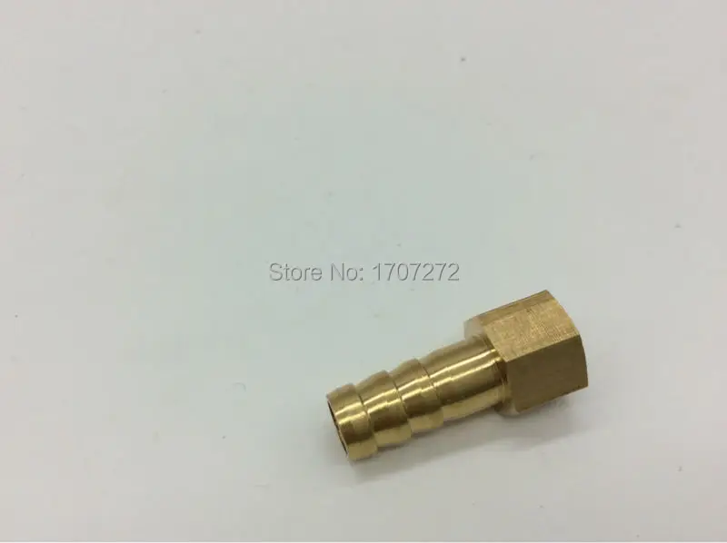 

free shipping copper fitting 8mm Hose Barb x 1/8" inch Female BSP Brass Barbed Fitting Coupler Connector Adapter