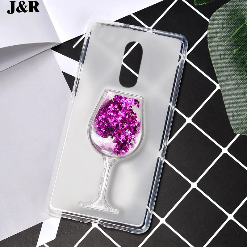 Case For Lenovo Vibe K6 Note K6NOTE K53a48 Cover Soft TPU Liquid Quicksand Dynamic Transparent Clear Back Cases Silicone Bling |