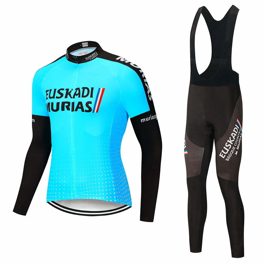 

EUSKAD 2019 New long Sleeve Cycling Jersey Bicycling jacket Bicycle Bike ropa ciclismo hombre Cycle Maillot clothing Pants Set