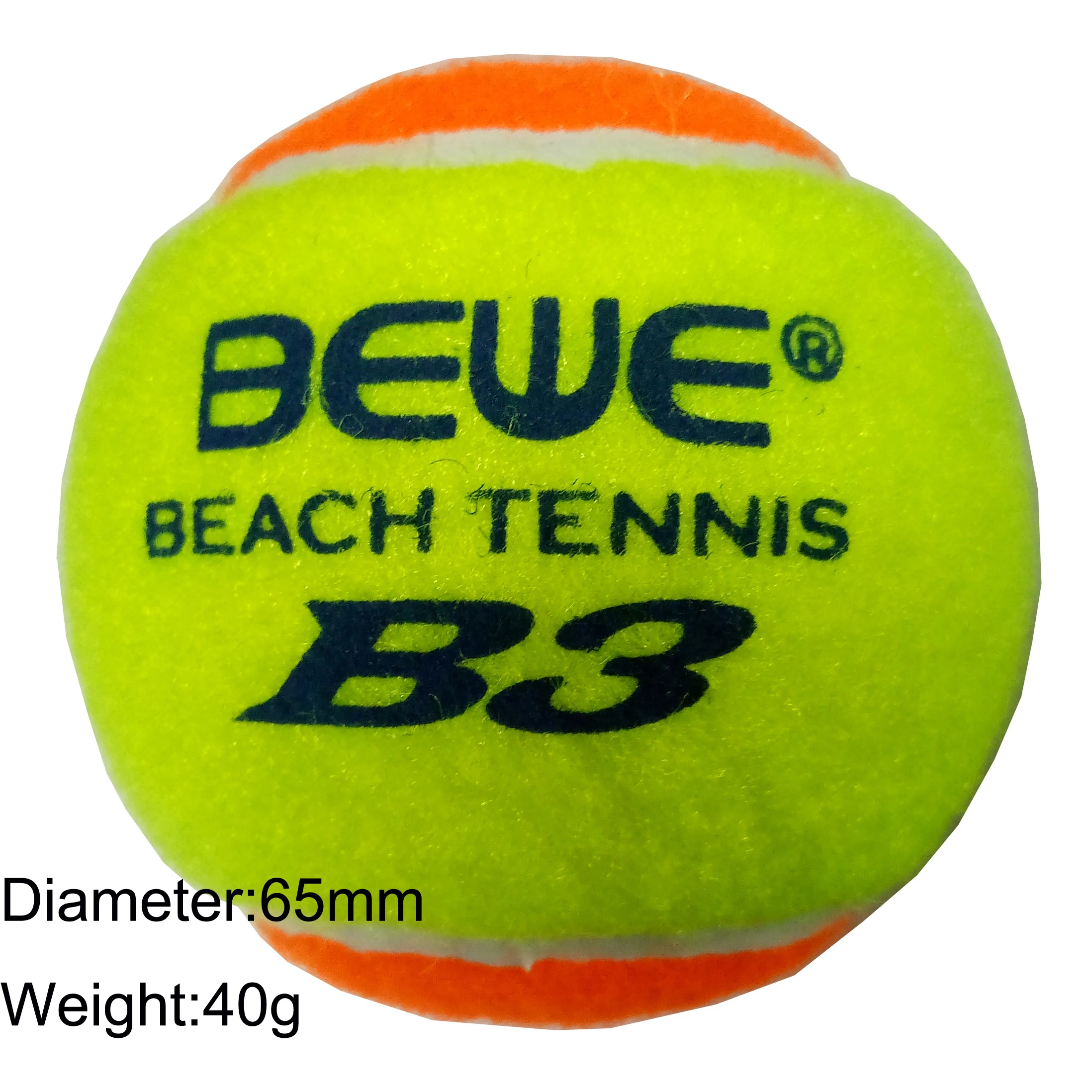 BEWE дешевый полиэстеровый материал рекламный пляжный Теннисный мяч