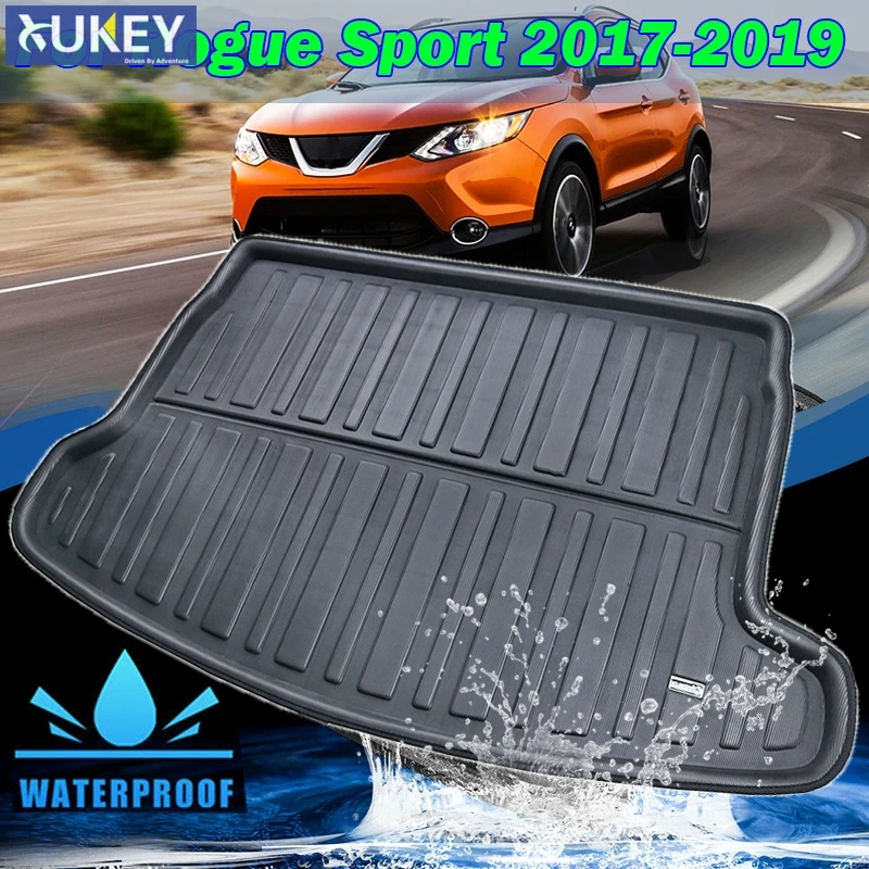 Коврик для багажника поднос Nissan Rogue Sport J11 2017 2018 2019 задний багажник напольный