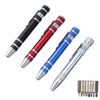 Multifonction 8 en 1 Mini stylo de précision en aluminium tournevis tournevis Kit d'outils de réparation pour Rc hélicoptère jouets Rc Drone ► Photo 2/6