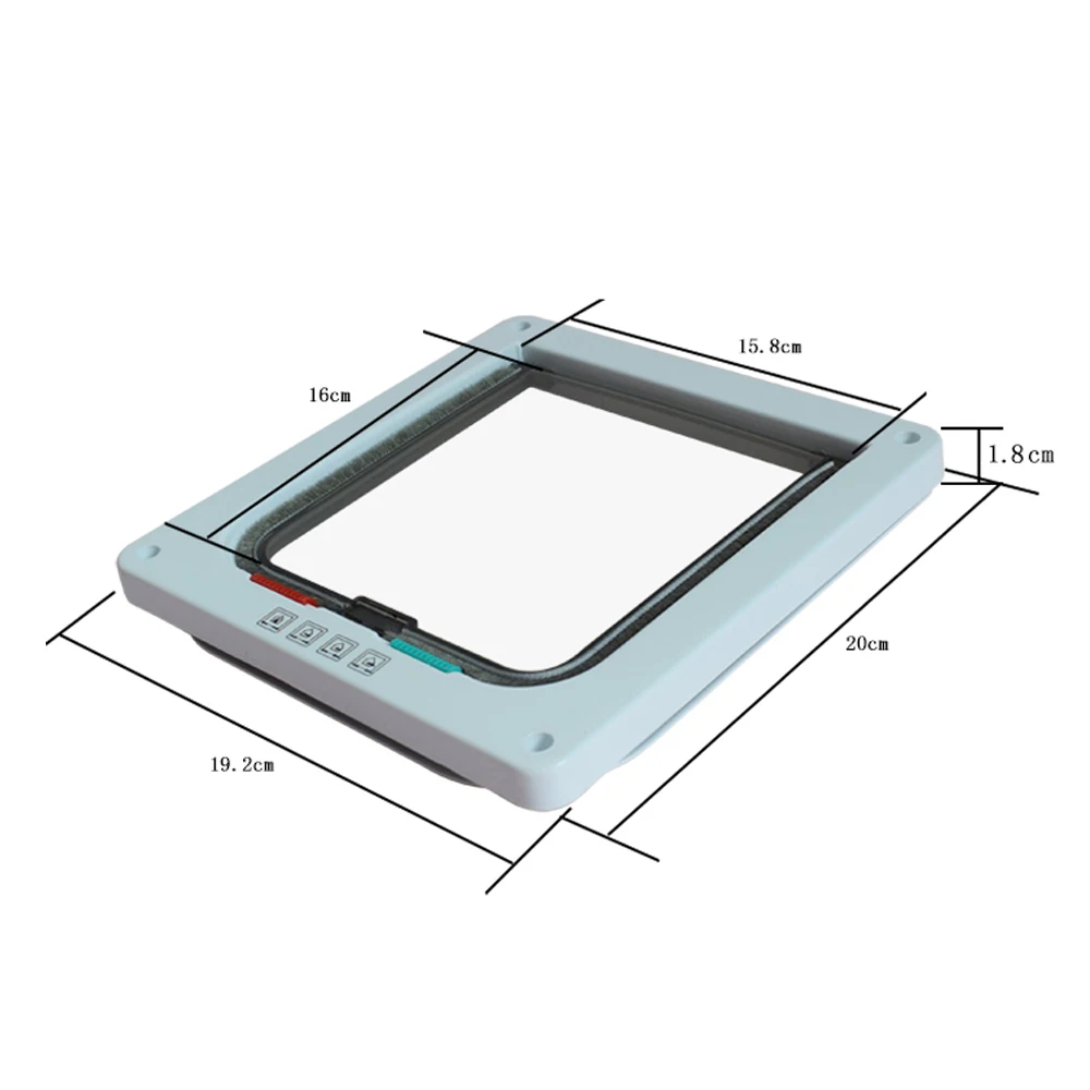 Интеллектуальное управление, 4 способа, Безопасные ворота для кошек, двери из АБС-пластика для животных, маленьких домашних животных, кошек, собак, товары для домашних животных, заслонки, двери для питомцев, двери для котят