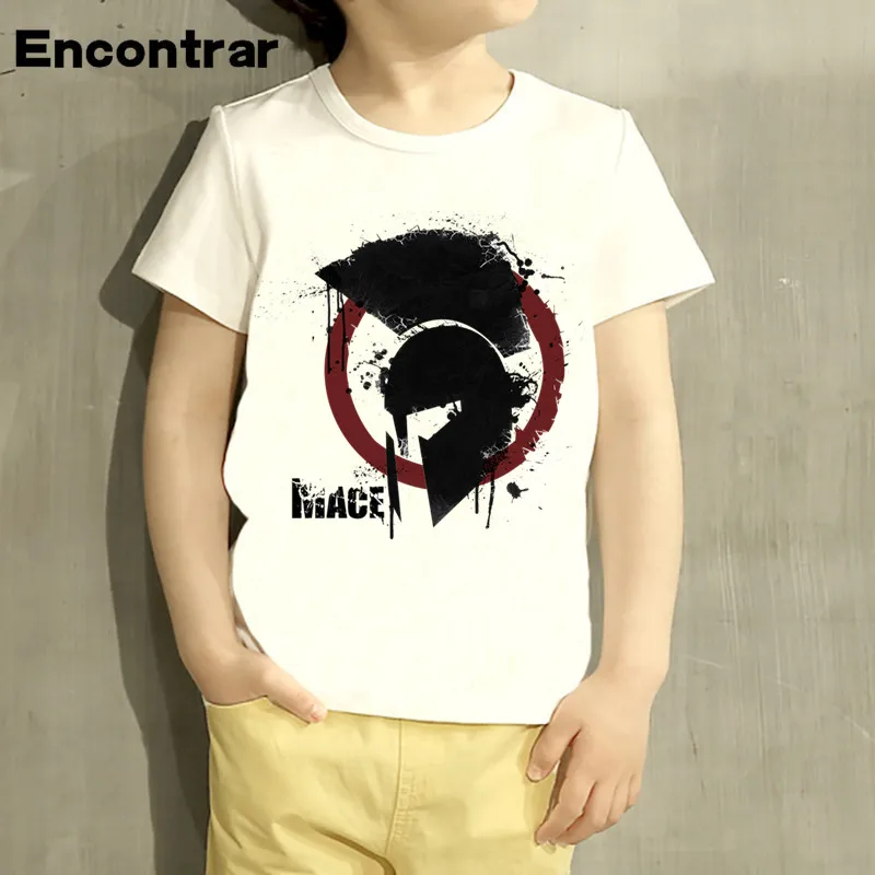 

Kids Sparta Design Baby Boys/Girl TShirt Kids Funny Short Sleeve Tops Children Cute T-Shirt,HKP645