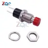 5 uds PBS-110 2 pines/OFF interruptor de botón de empuje Mini Lockless interruptor momentáneo para RC juguete, rojo, negro, azul, amarillo, verde ► Foto 2/6