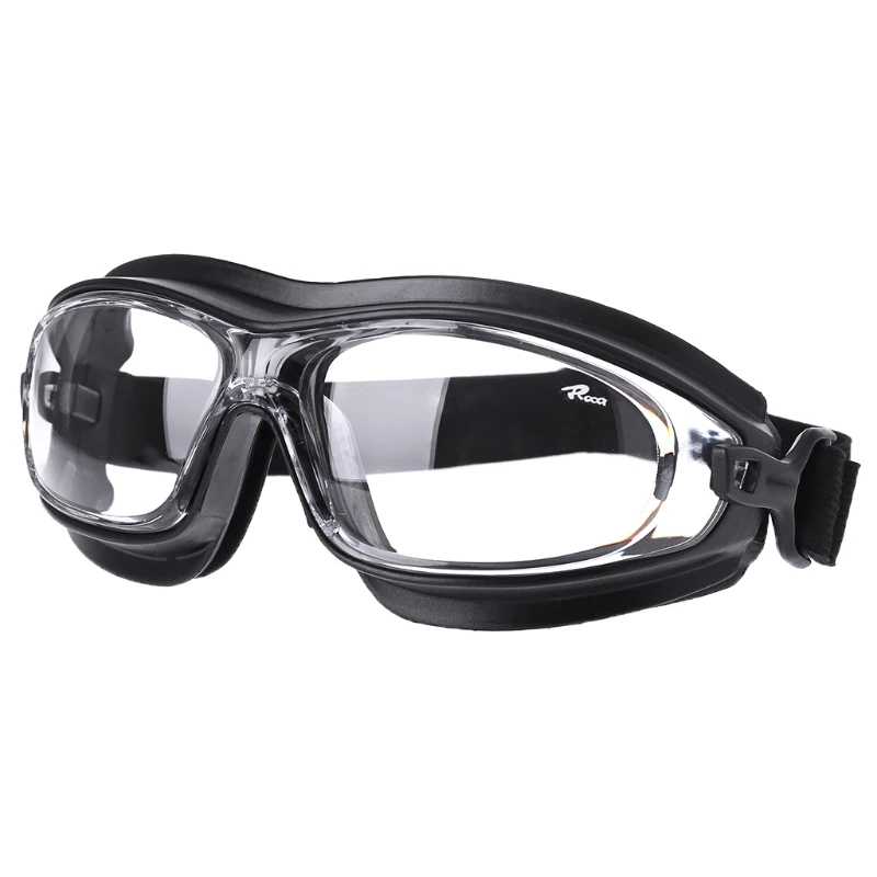 Пылезащитные ветрозащитные Противоударные Защитные очки от брызг химической кислоты на рабочем месте - Цвет: Черный