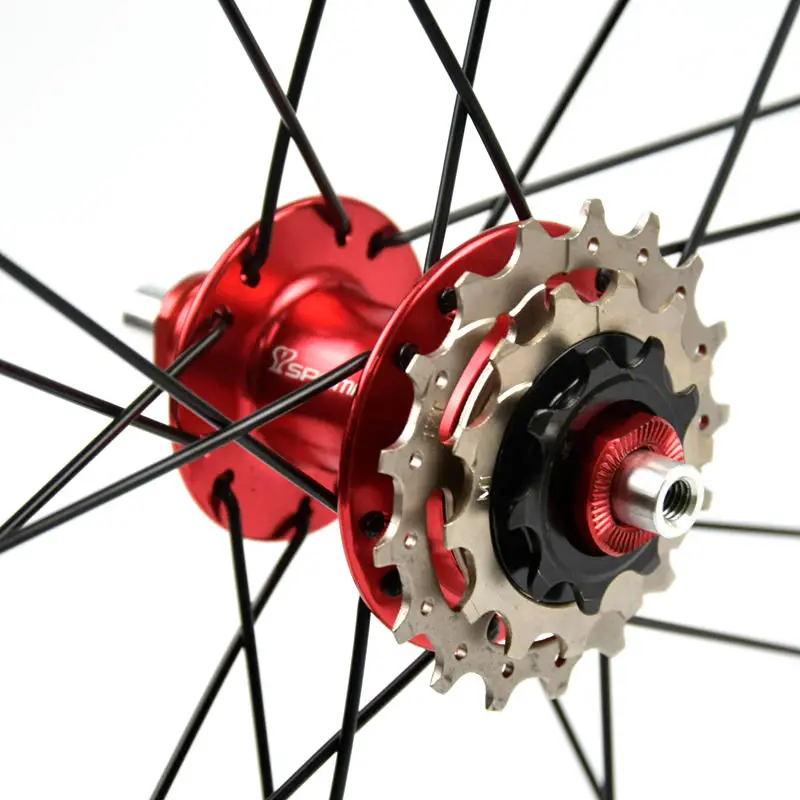 SPOMANN 16 дюймов складной велосипед сплав V тормоз для BMX велосипед клинчер диски колесная MTB 16er 7 подшипник 3 скорости свободного хода