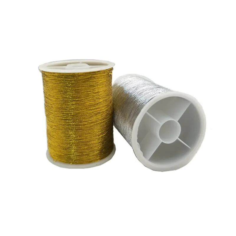 Золото/серебро 109 ярдов нитки для швейной машины полиэстер вышивка крестиком сильные нитки для швейных принадлежностей AA8509