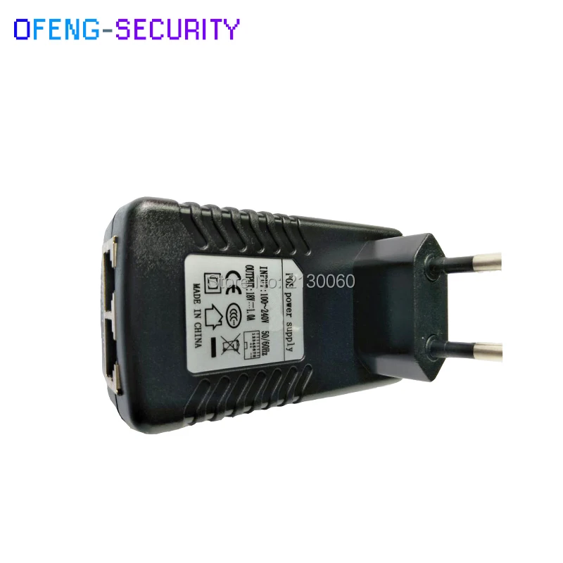 Адаптер питания Форсунка для IP vedio инжектор POE pin4/5(+) 7/8( ) CCTV IPC 18 в 1 А|Коробки