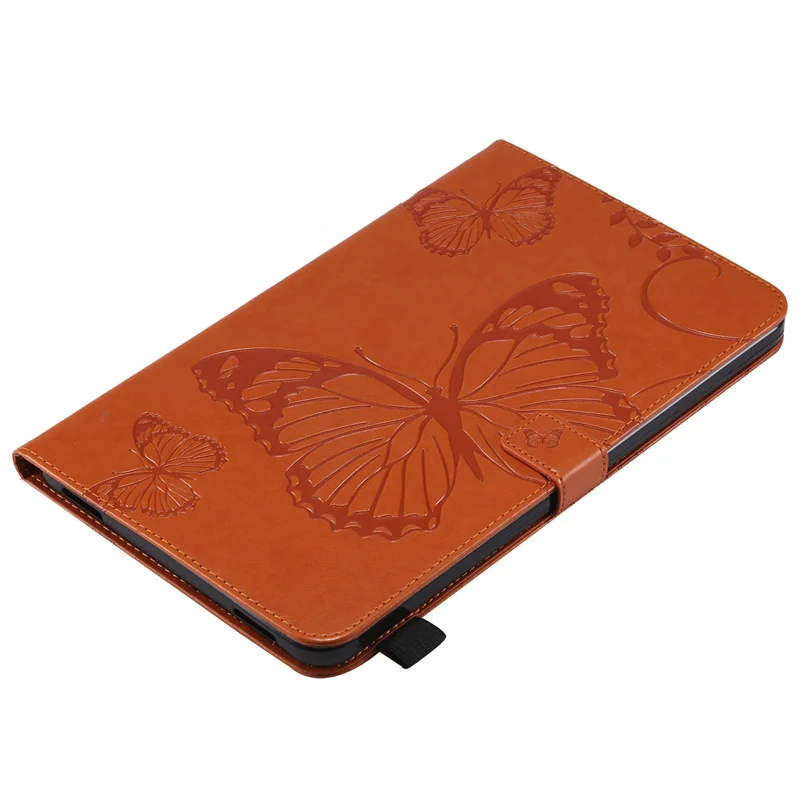 3D Butterfly Embossed Tablet Stand Case For Galaxy Tab A6 10.1 2016 SM-T580 T585 Magnetic Flip PU Leather Cover Sleeve + Stylus (45)