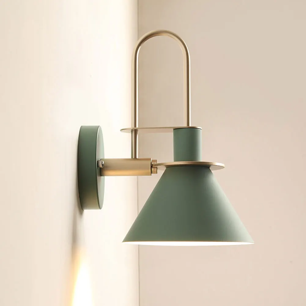 

hot Simple Wall Lamp Iron Retro Wall Light for Home Lighting Decorations