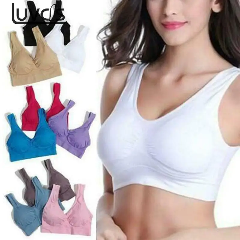 

3Pcs/Set Sexy Women Bra With Pads Seamless Push Up Bra Size S To Xxxl Underwear Wireless Bra Double Layer Vest
