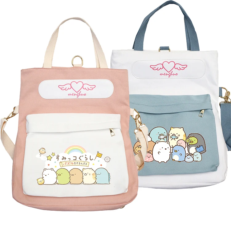 

Sumikkogurashi Backpack Women backyard School Backpack For Teenager Girls Shoulder Bags larger school bag