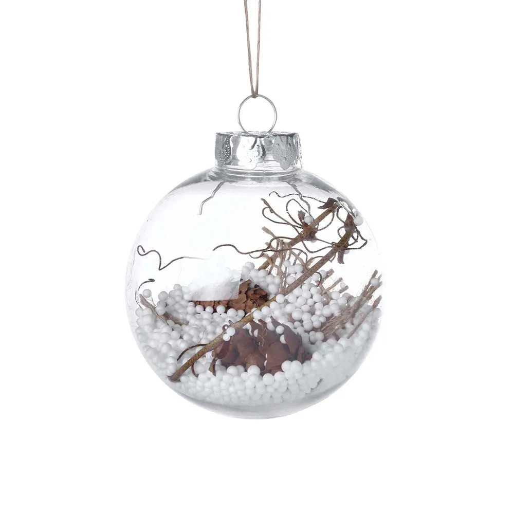 Рождественская елка подвесной домашний шар с орнаментом Новогоднее украшение интерьер шара для дома A30 - Цвет: E