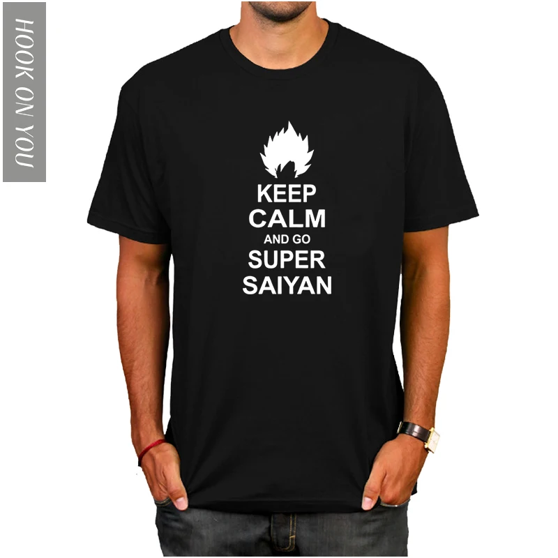 Anime dragon ball super saiyan son goku T shirts for men T
