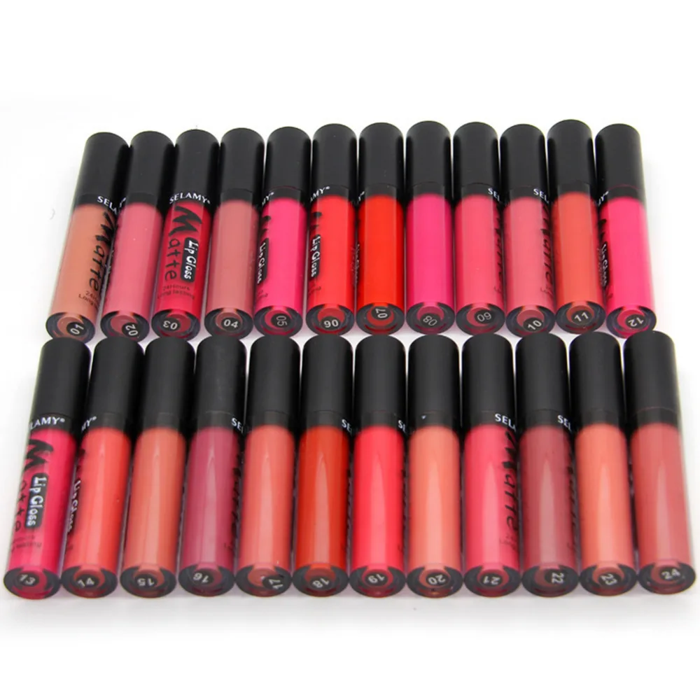 Long Lasting matte lip gloss nude botam matte liquid lipstick