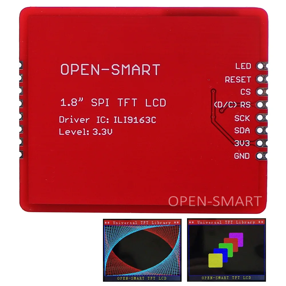 OPEN SMART 3 V 1 8 inch серийный SPI TFT LCD экран модуль коммутационной платы 128*160 для Arduino Nano Pro