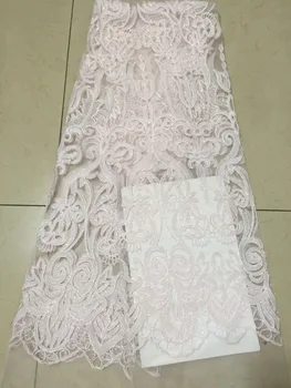 

2018 French Lace Fabric Wedding 3 D Applique Sequins African Tulle Lace Fabric 3D Flowers Embroidered Tulle Lace fabric
