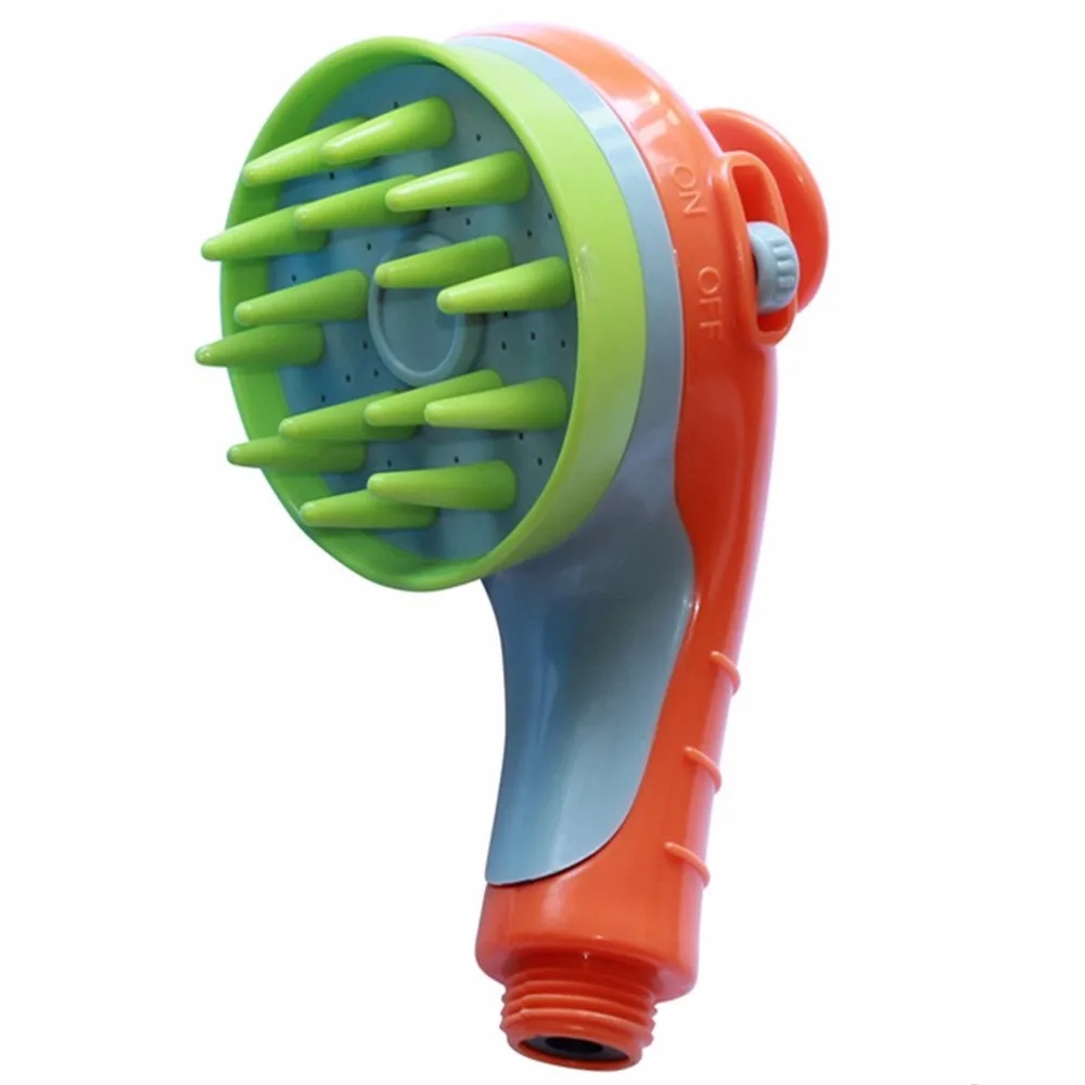 Shower Sprayer With Shampoo Brush For Dogs and Cats Handheld Pet Bath