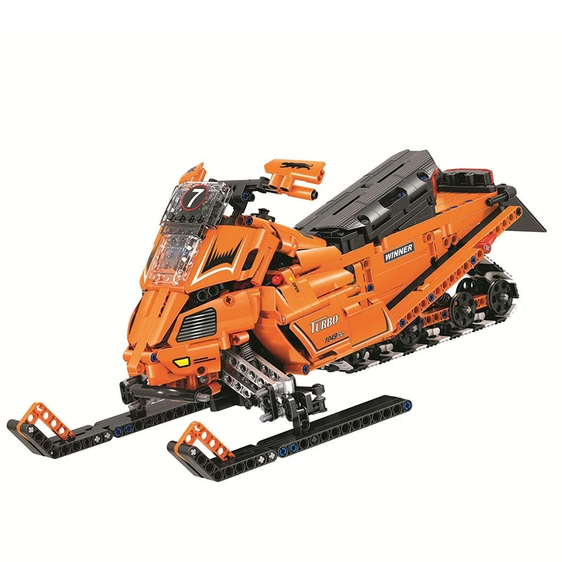 

Snowmobile 961pcs Legoings Technic MOC Vehicle Creator City Building Blocks Bricks DIY Model Toys for children boy Gifts