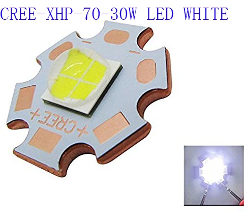 CREE XHP70 6500K холодный белый 5000 К нейтральный белый 3000 К теплый белый светодиодный излучатель 6V с 20 мм Cooper PCB